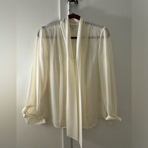 Banana Republic Cream Blouse Size XS